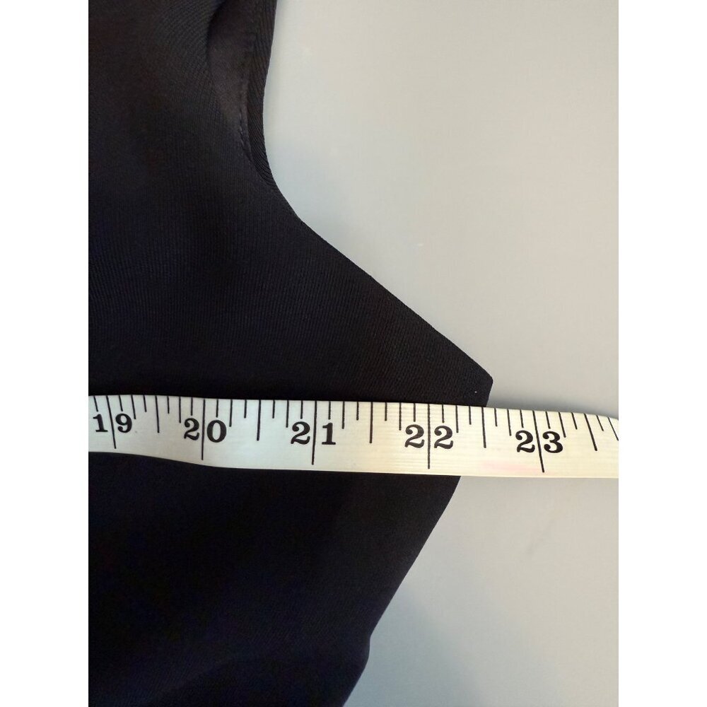 MNG‎ by Mango Black Sleeveless Belted Wrap Straight Leg Jumpsuit XL NWT - Picture 7 of 14